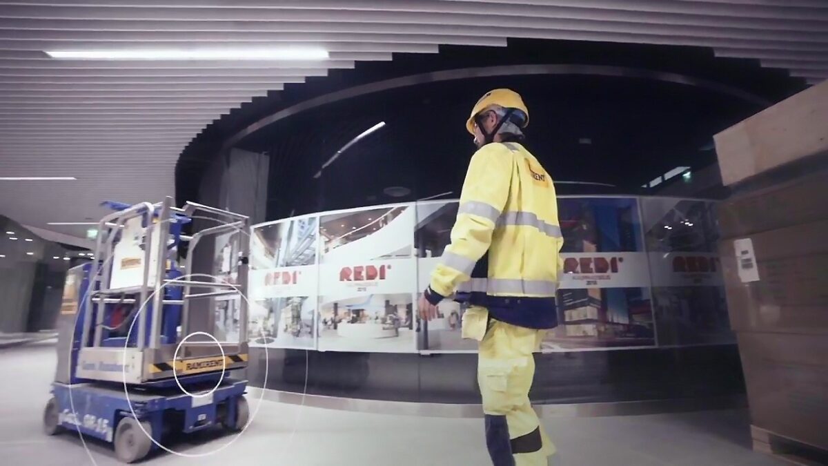 Kaluston seuranta REDIn rakennustyömaalla